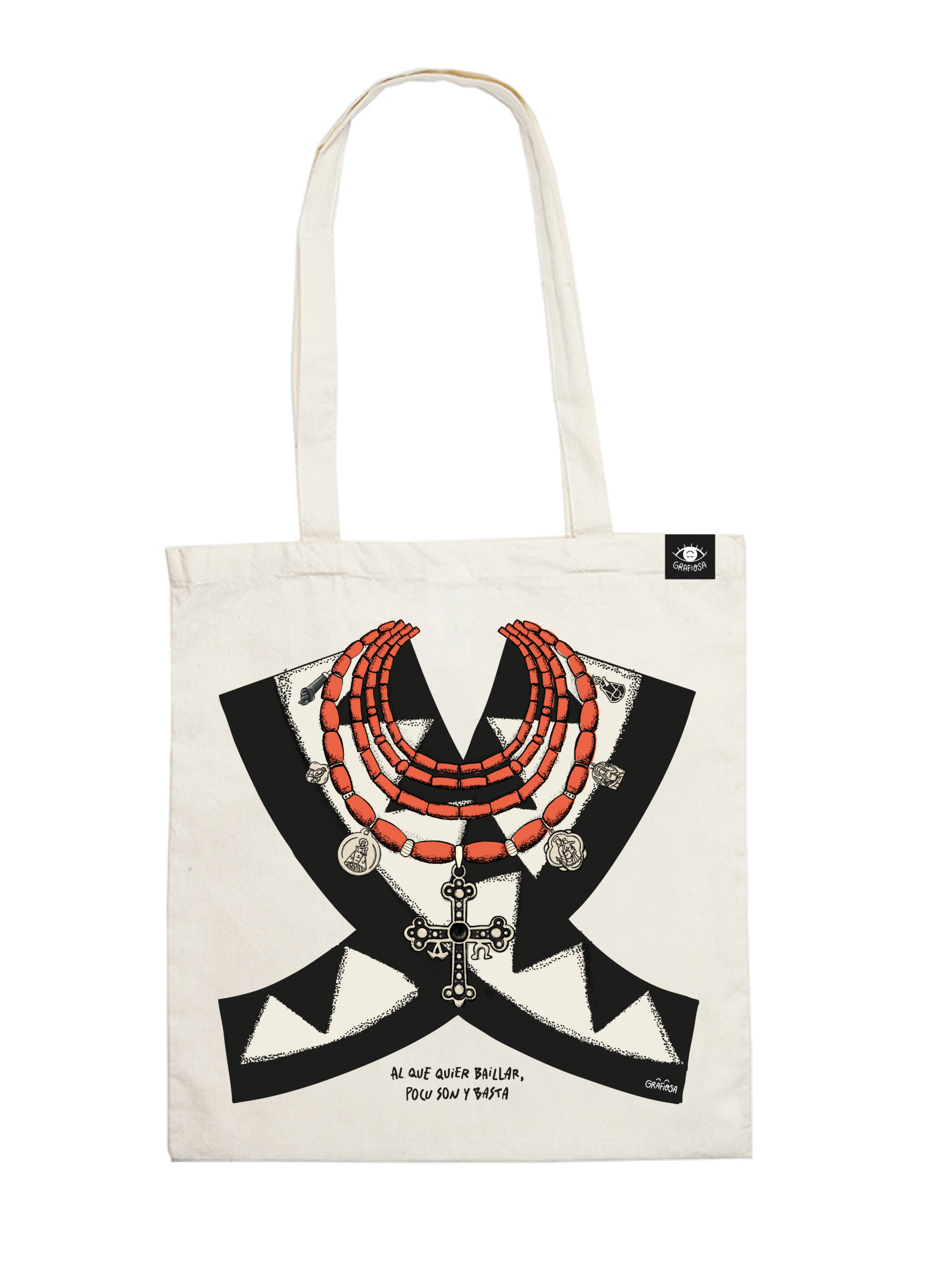 Tote bag AL QUE QUIER BAILLAR