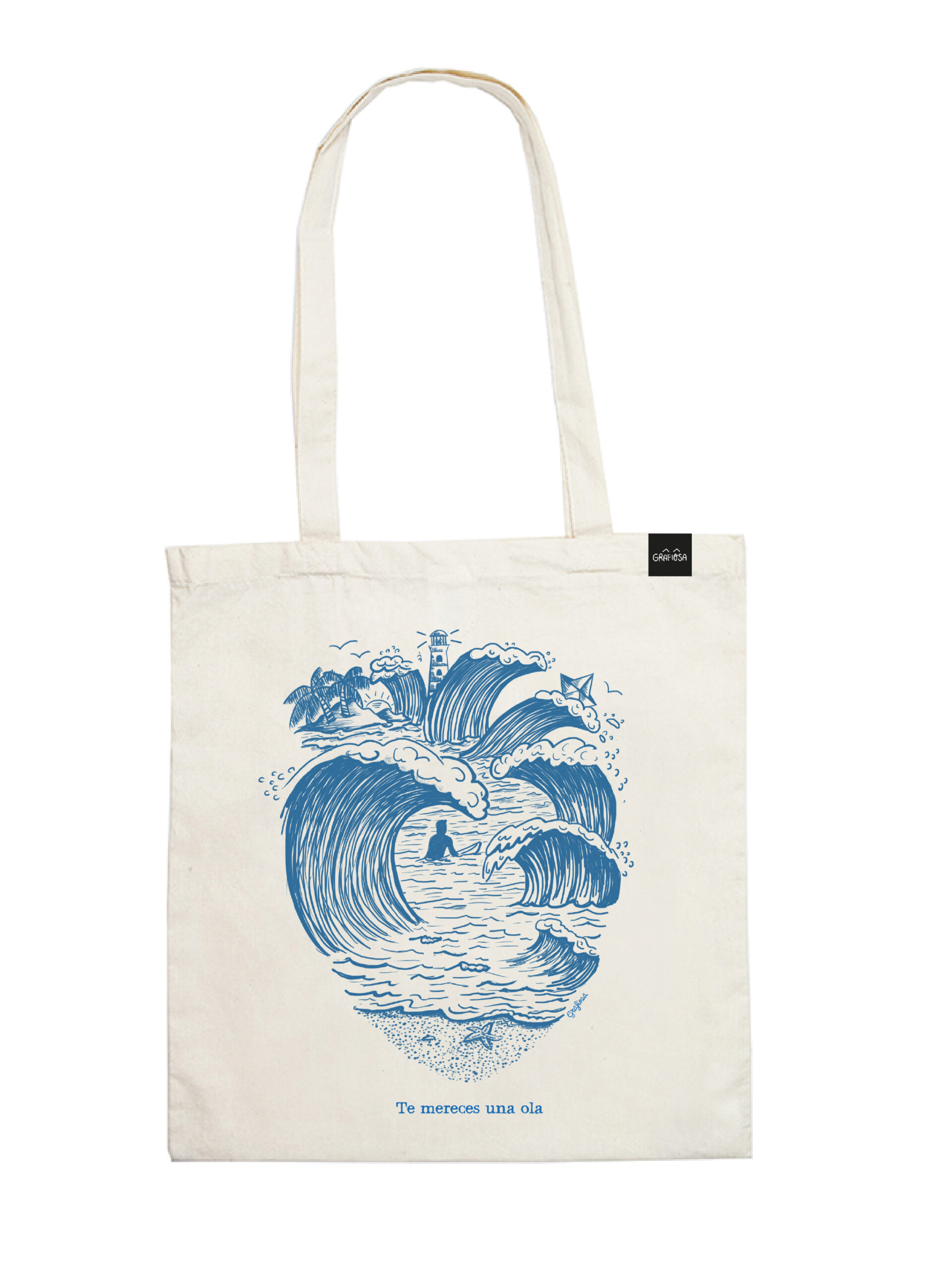 Tote bag TE MERECES UNA OLA